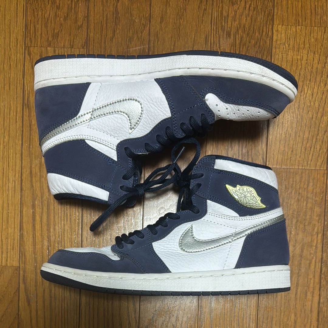 Nike Air Jordan 1 High OG CO.JP "White/Midnight Navy" (2020)(ブリーフケースなし)