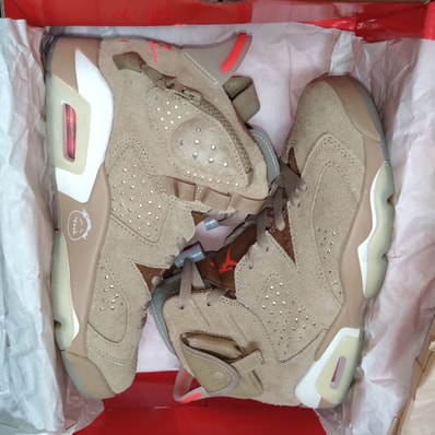 Travis Scott × Nike Air Jordan 6 "British Khaki"