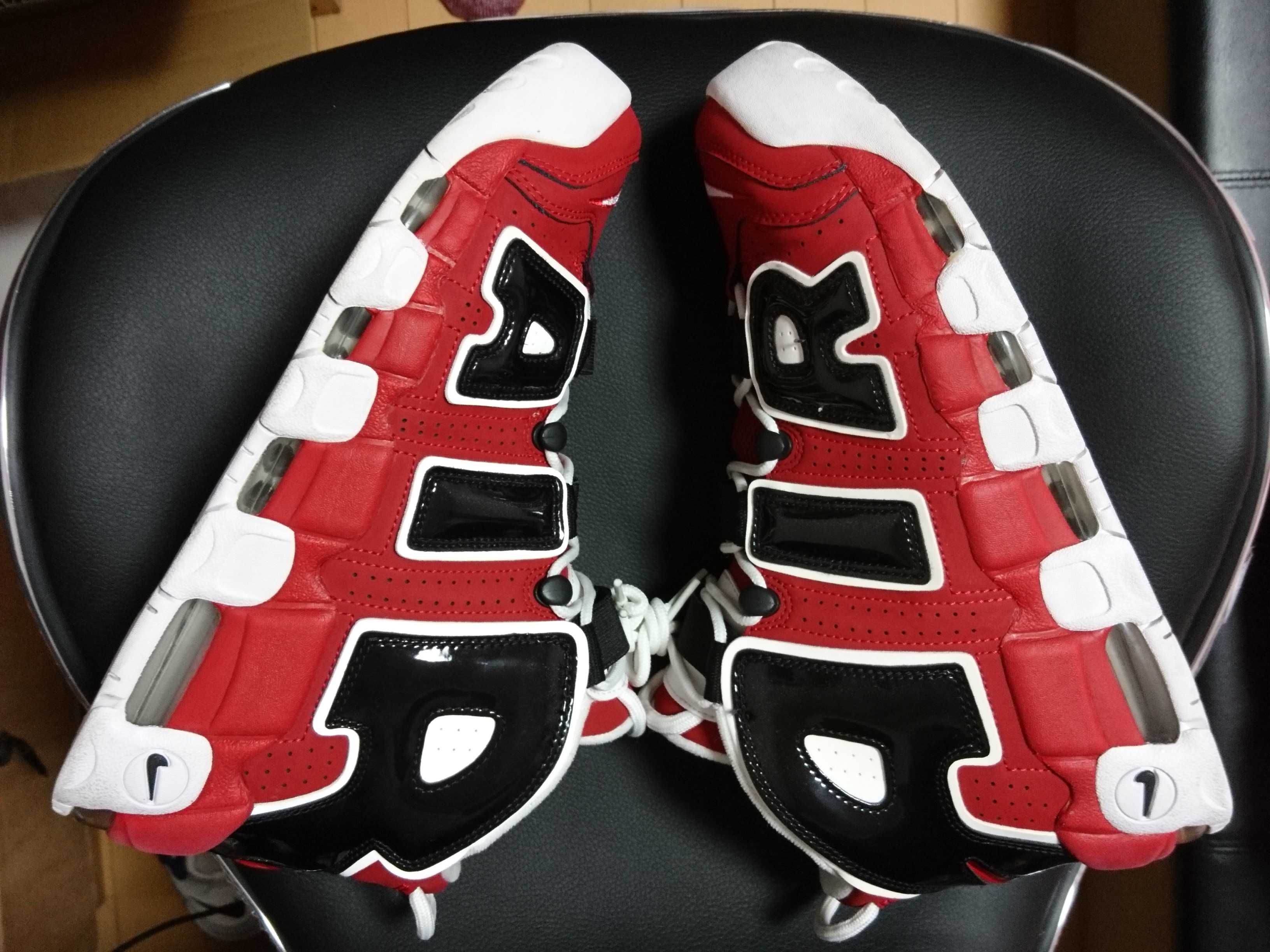 NIKE AIR MORE UPTEMPO ’96 "VARSITY RED/WHITE/BLACK"(2017)