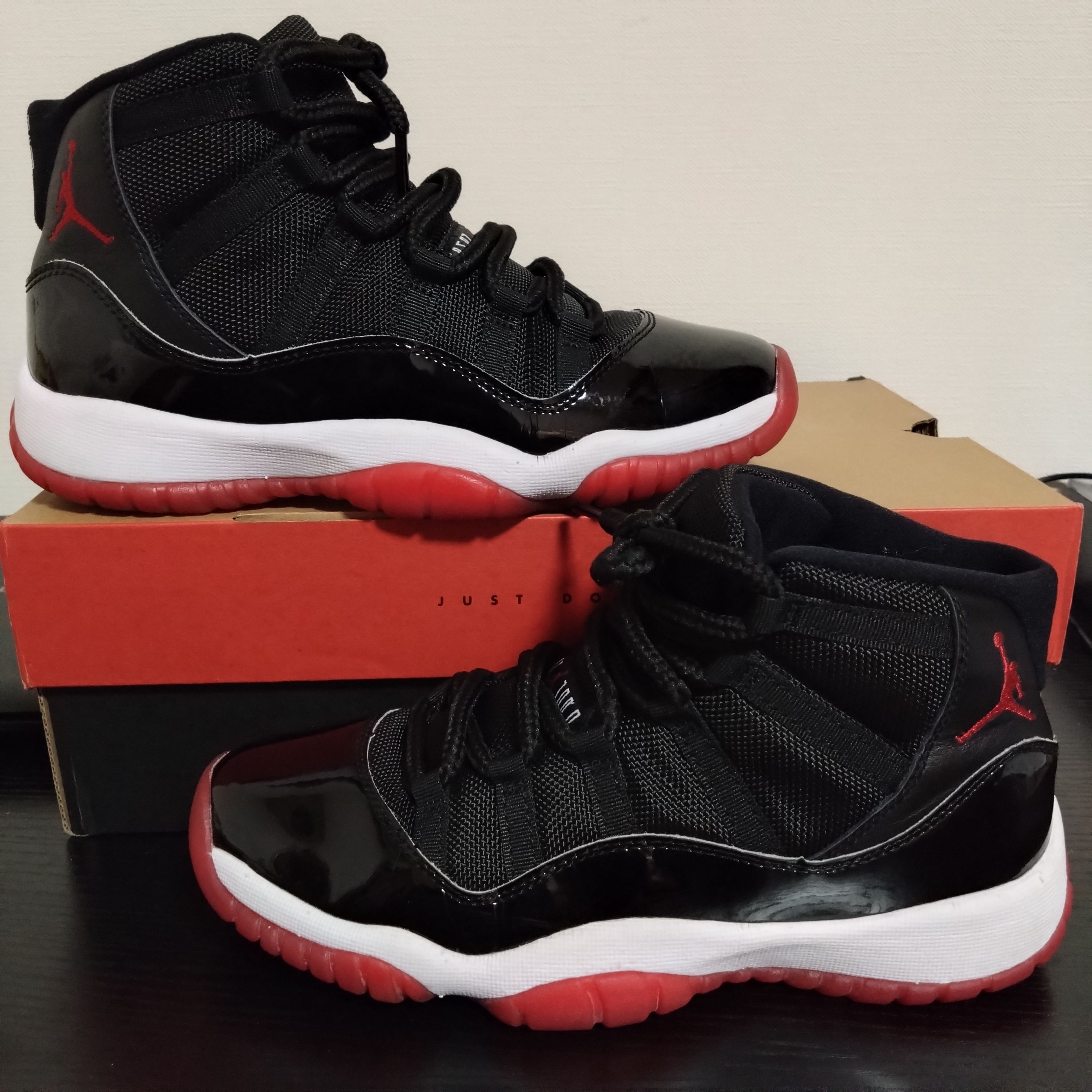 NIKE AIR JORDAN 11 RETRO GS "BRED"