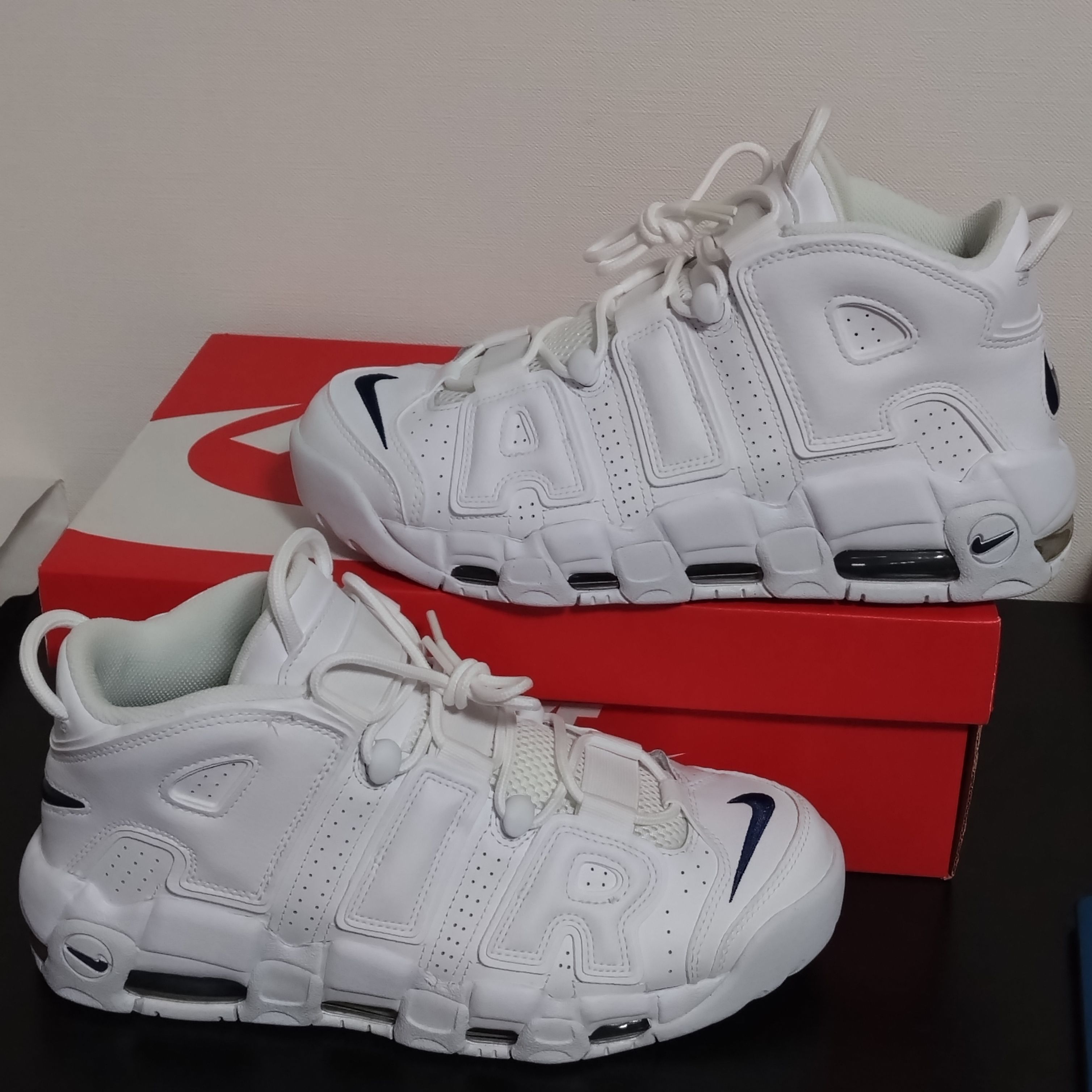Nike Air More Uptempo "White/Midnight Navy"
