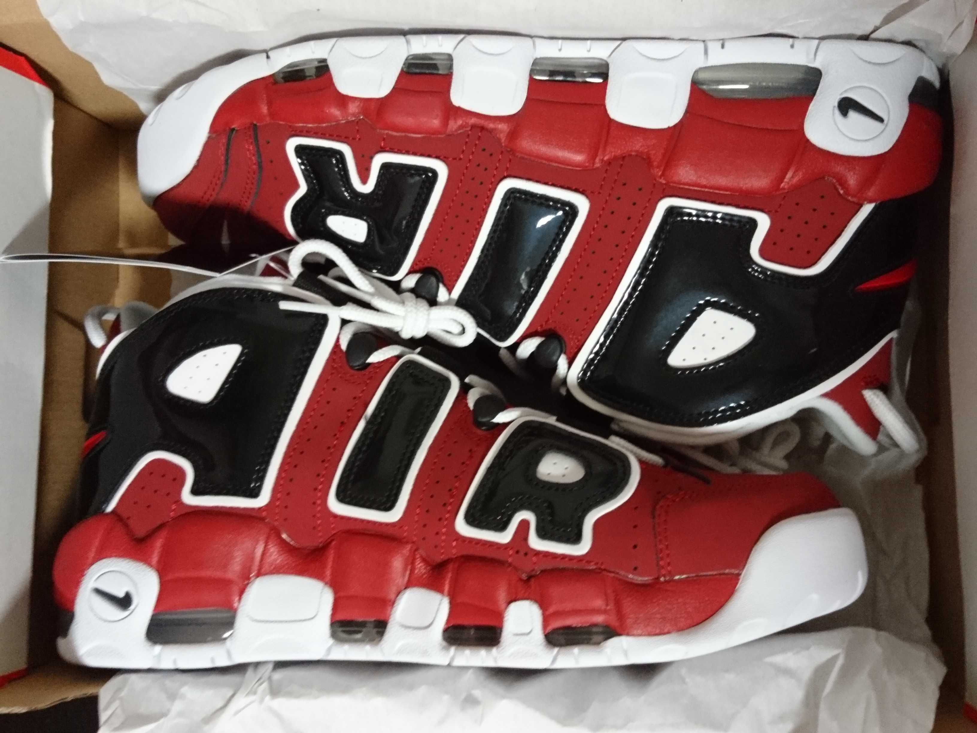 Nike Air More Uptempo ’96 "Black and Varsity Red" (2021) 