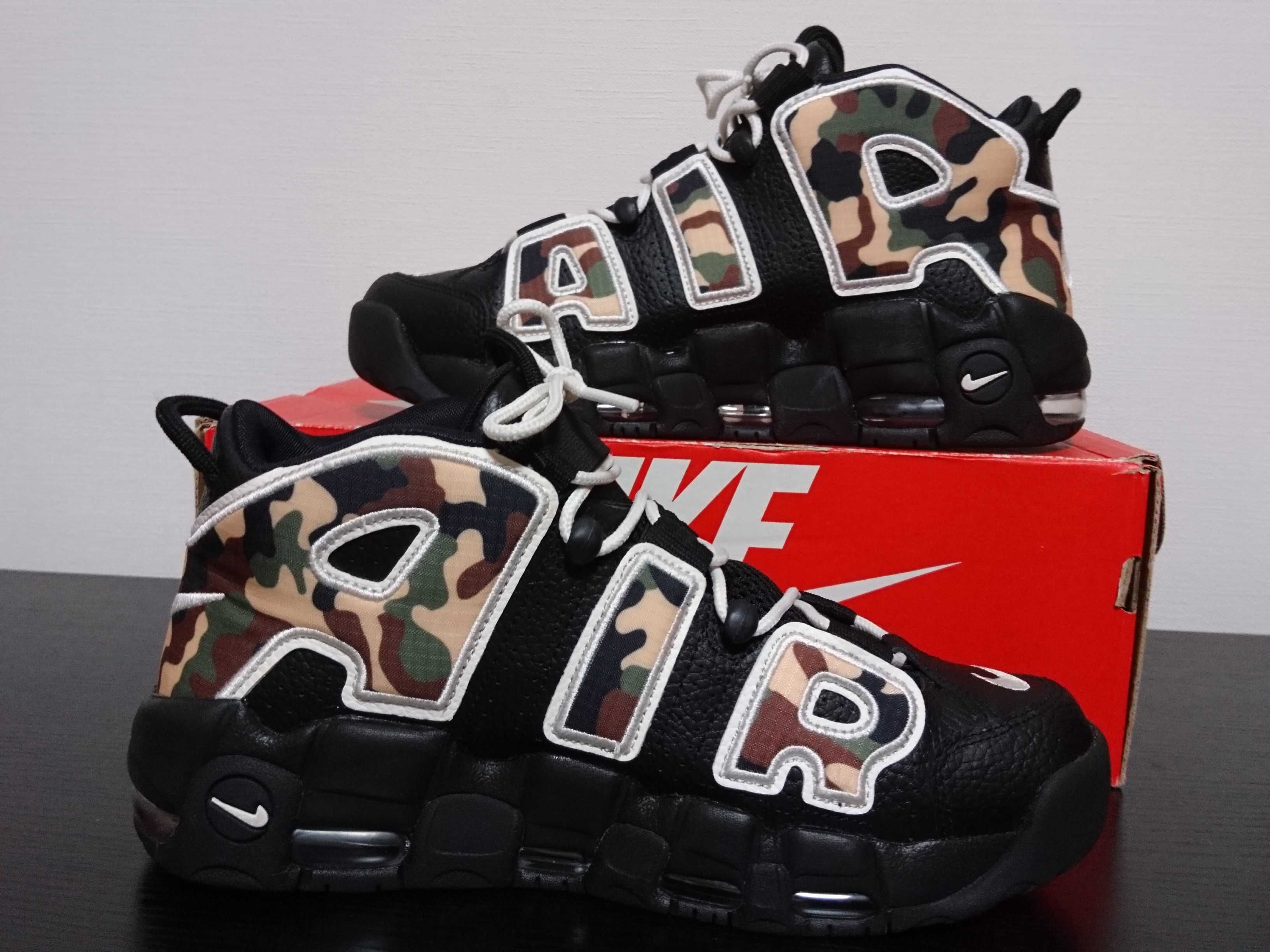 NIKE AIR MORE UPTEMPO "BLACK CAMO"