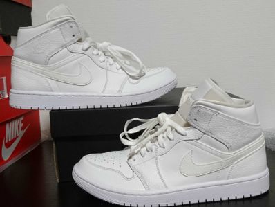 Nike Air Jordan 1 Mid "Triple White"(2020)