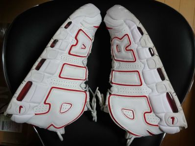 NIKE AIR MORE UPTEMPO "WHITE/VARSITY RED" (2021)