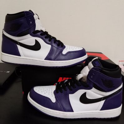 Nike Air Jordan 1 Retro High OG "Court Purple White/Black" (2020)