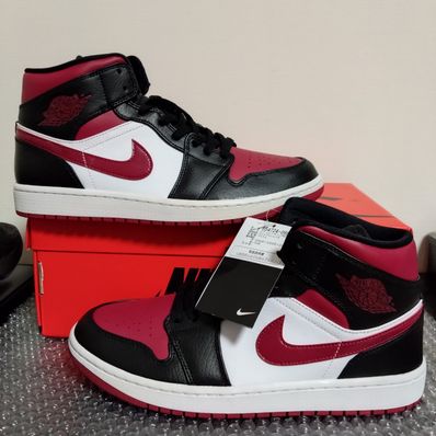 NIKE AIR JORDAN 1 MID "BLACK/RED/WHITE"