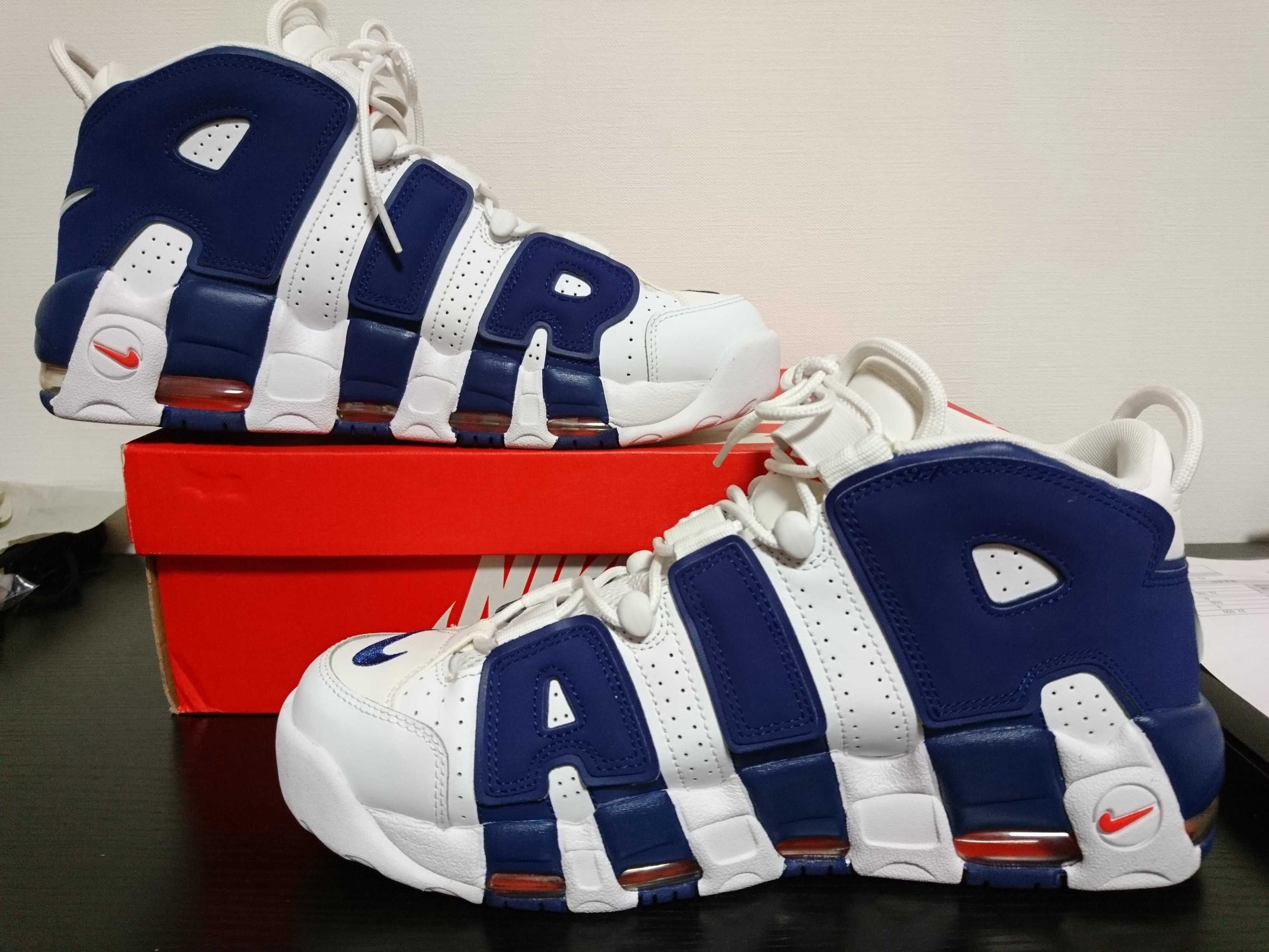 NIKE AIR MORE UPTEMPO 96 "WHITE/DEEP ROYAL BLUE"