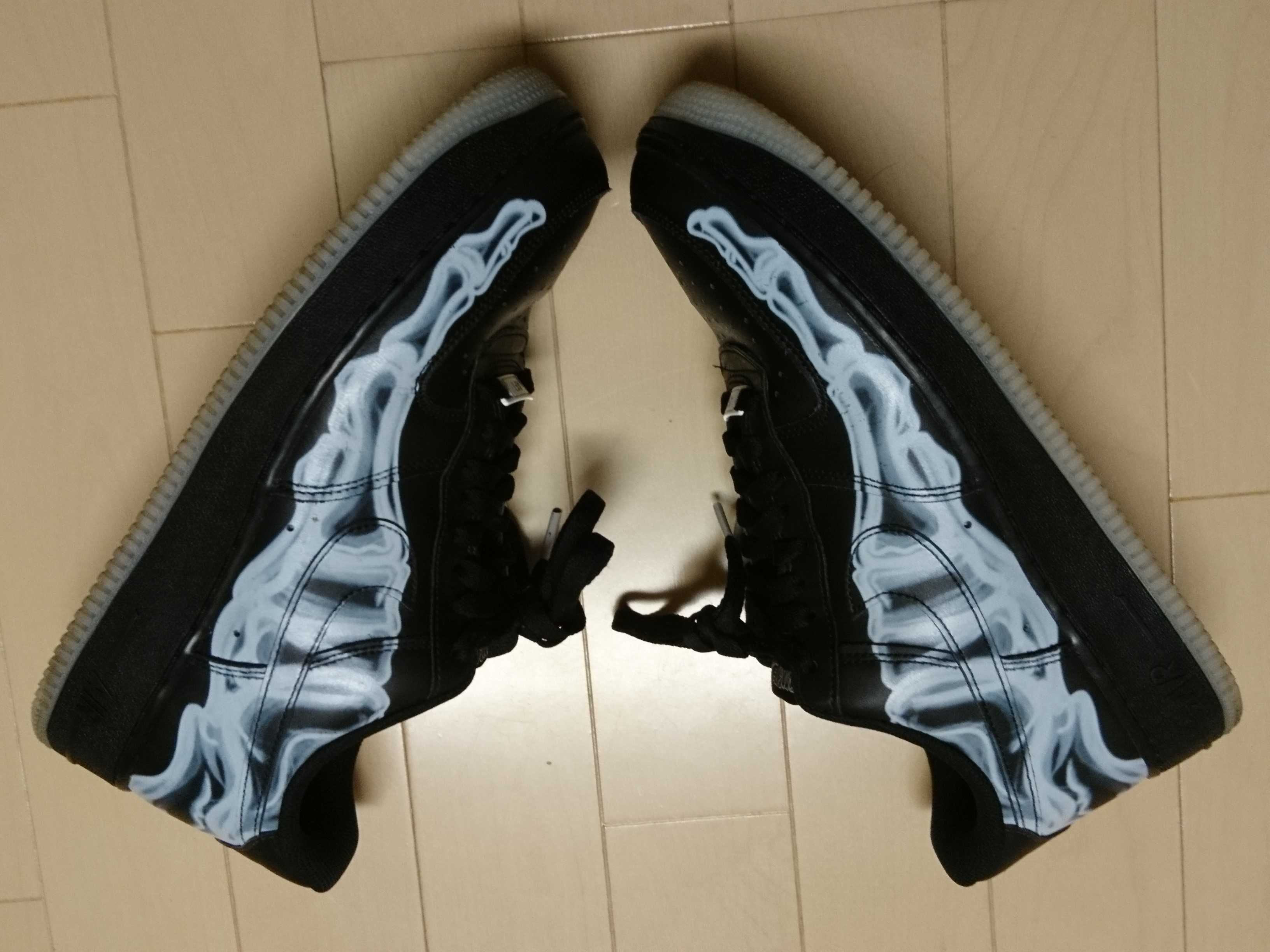 Nike Air Force 1 Low "Black Skeleton"