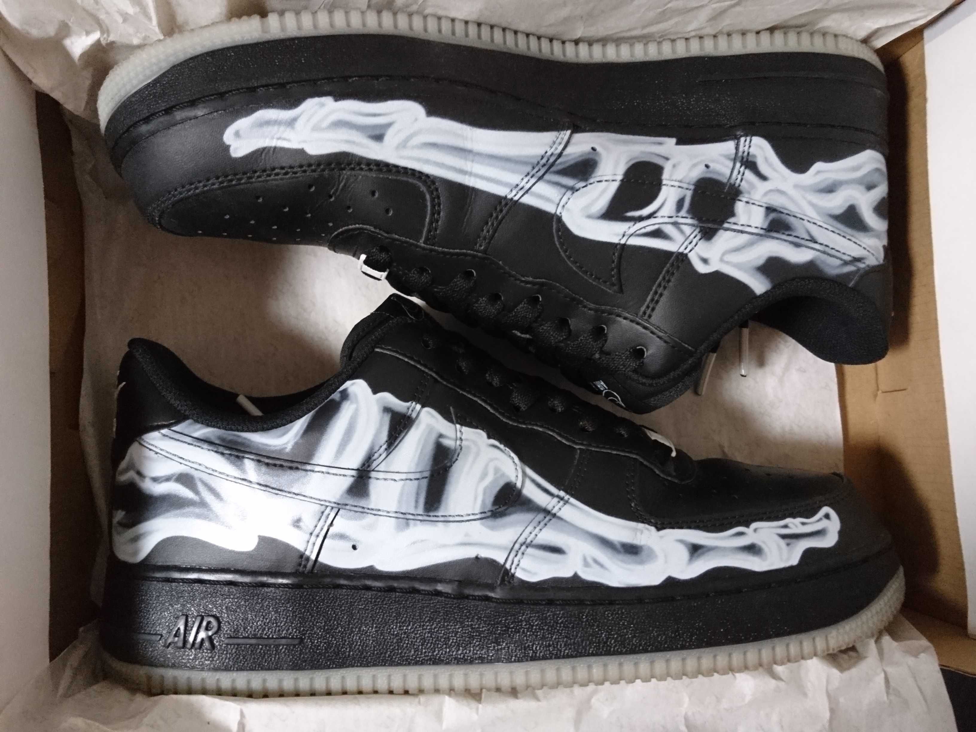 Nike Air Force 1 Low "Black Skeleton"