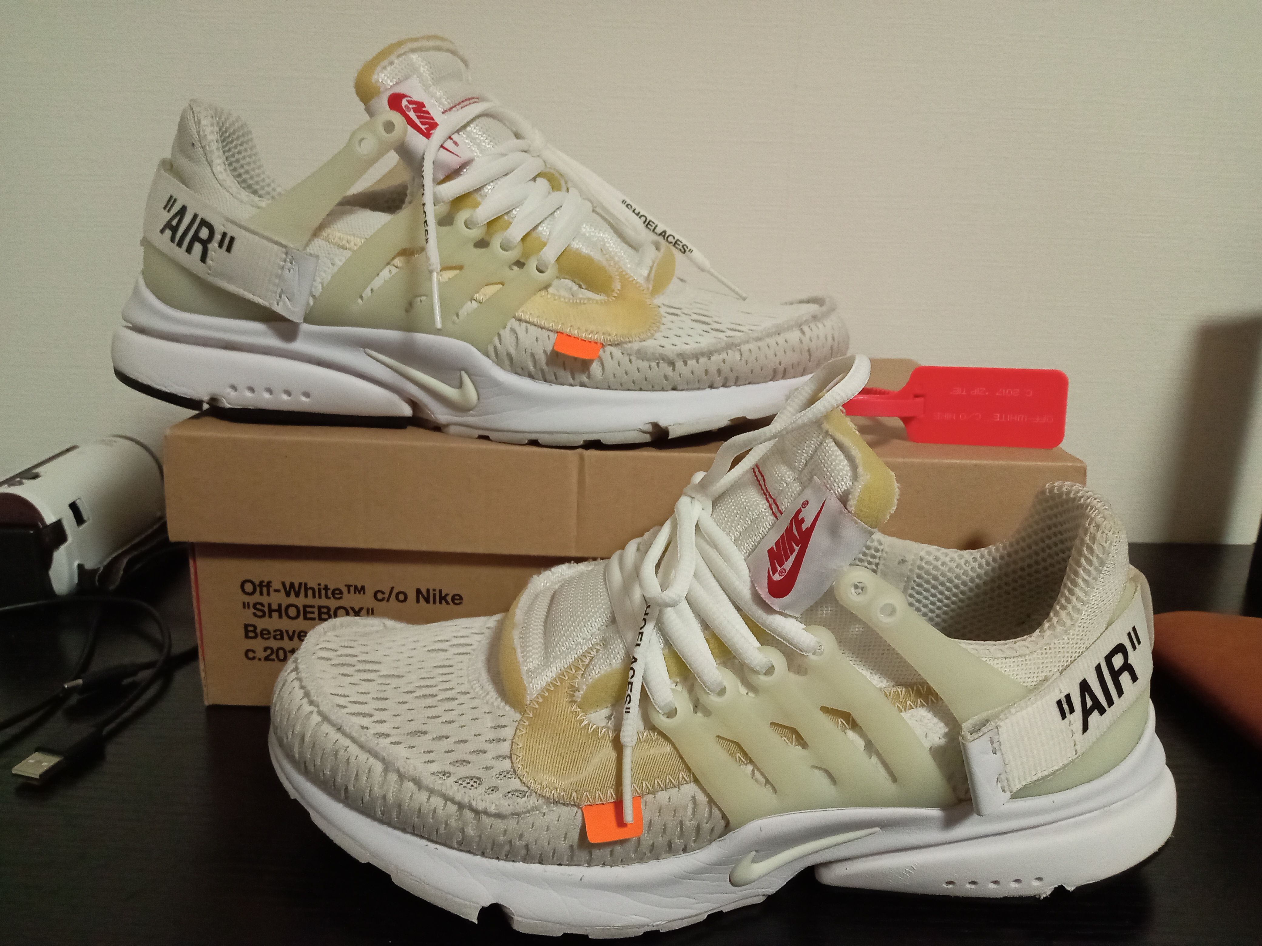 Off-White × Nike Air Presto "White/Black/Cone"
