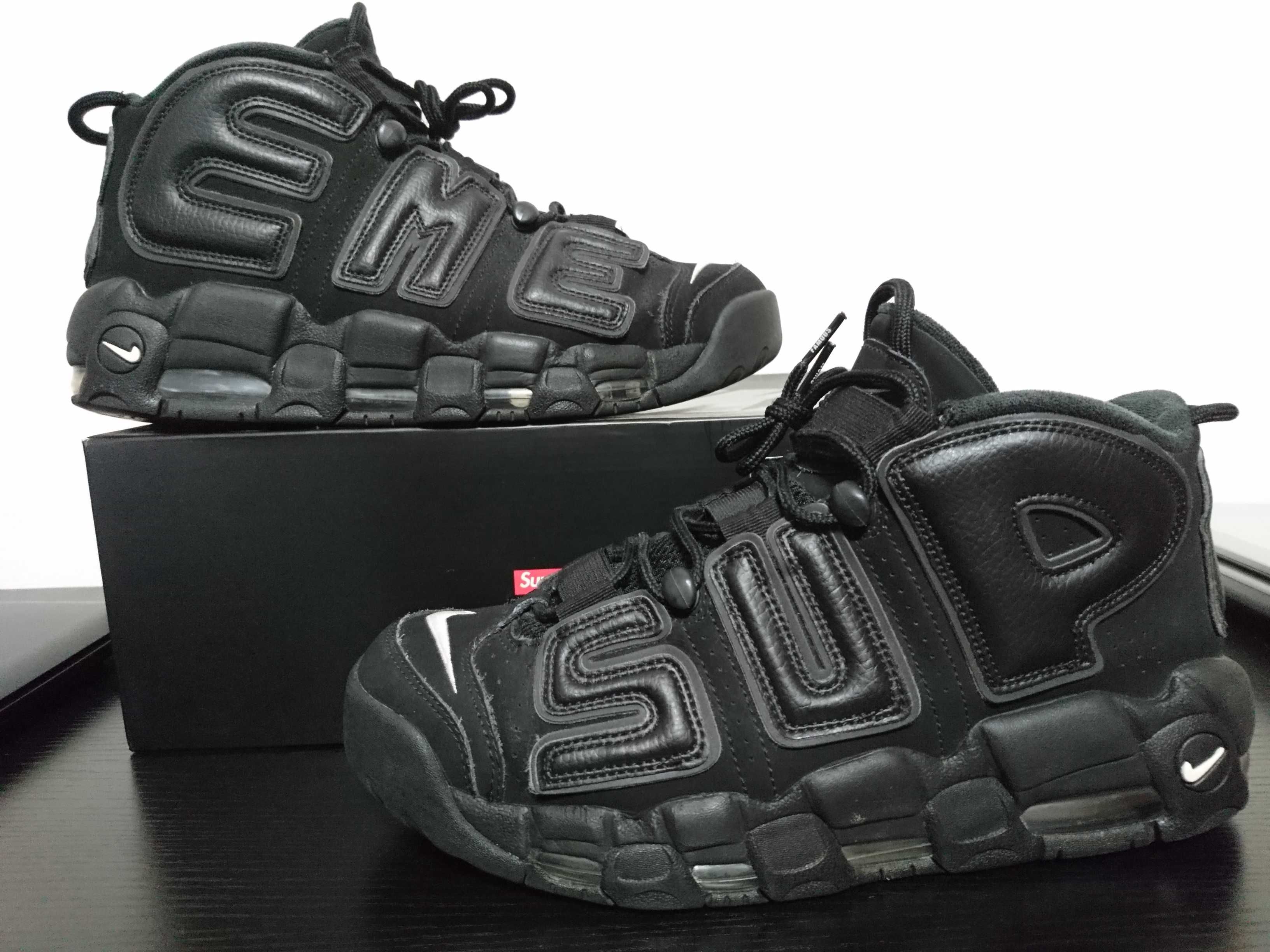 Supreme × Nike Air More Uptempo "Black"