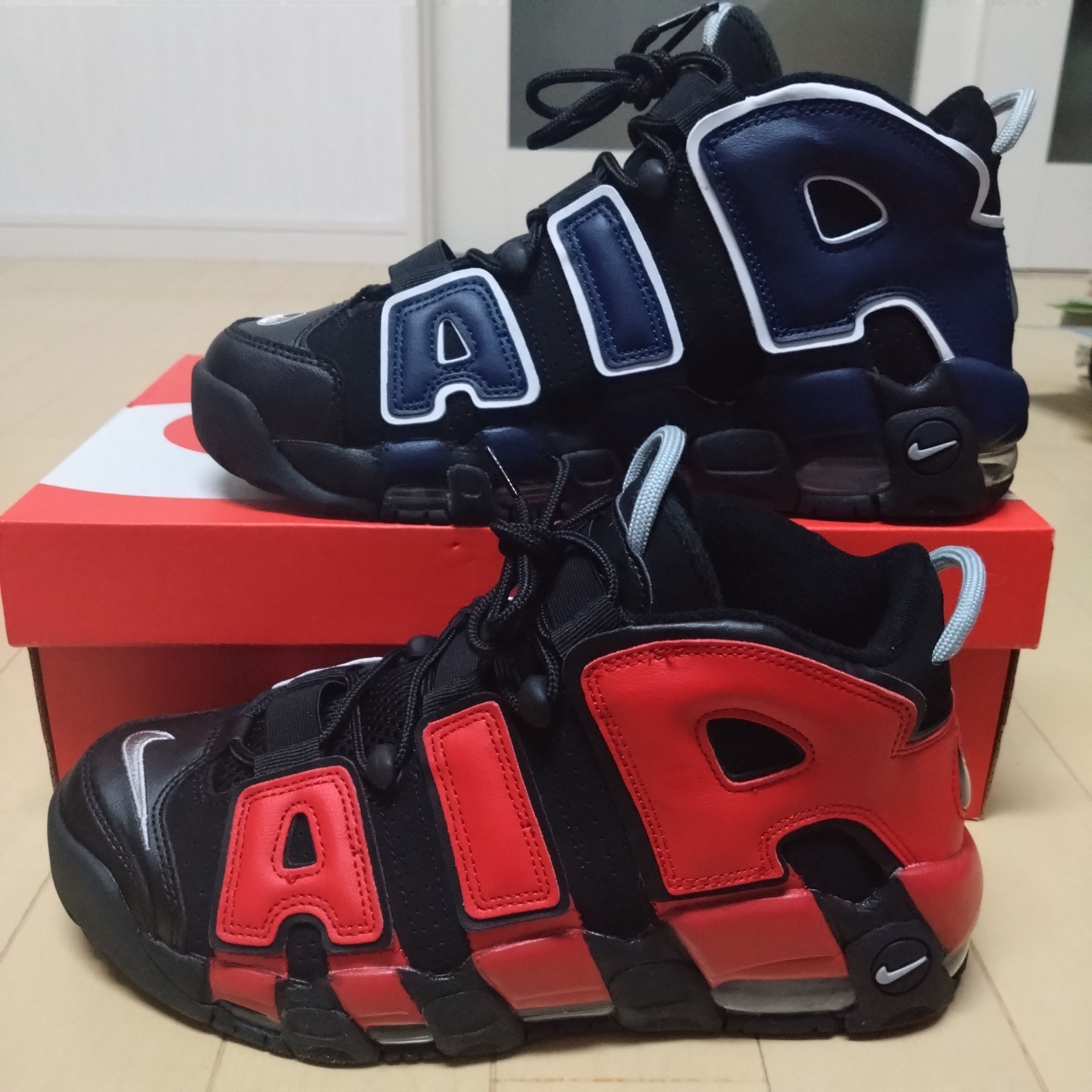 Nike Air More Uptempo '96 "Black and University Red"