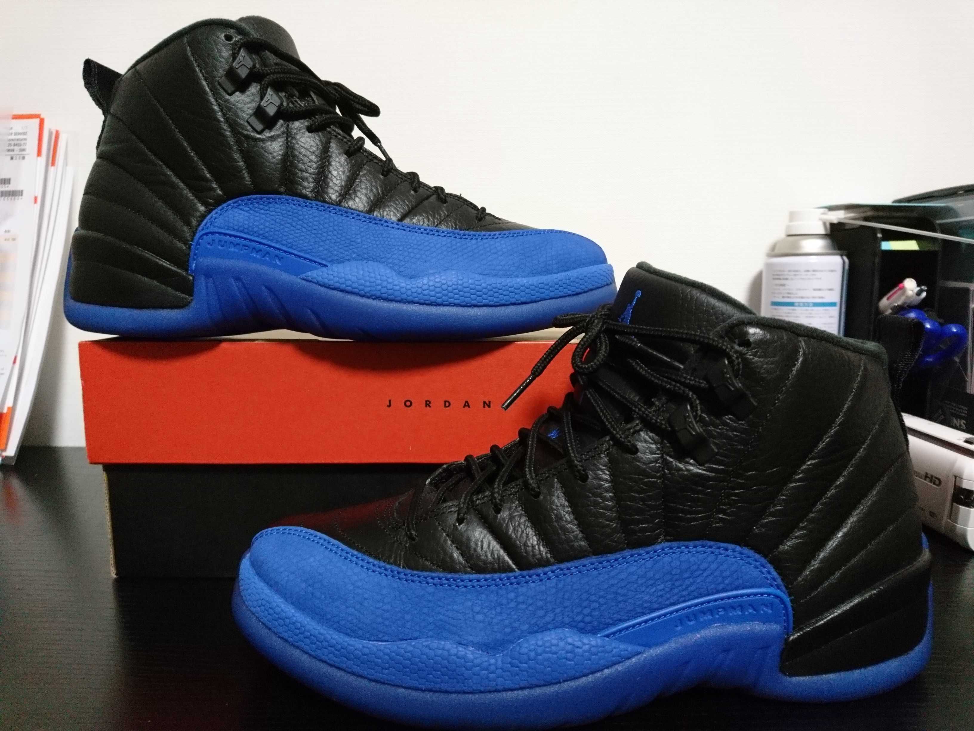 NIKE AIR JORDAN 12 "BLACK GAME ROYAL"