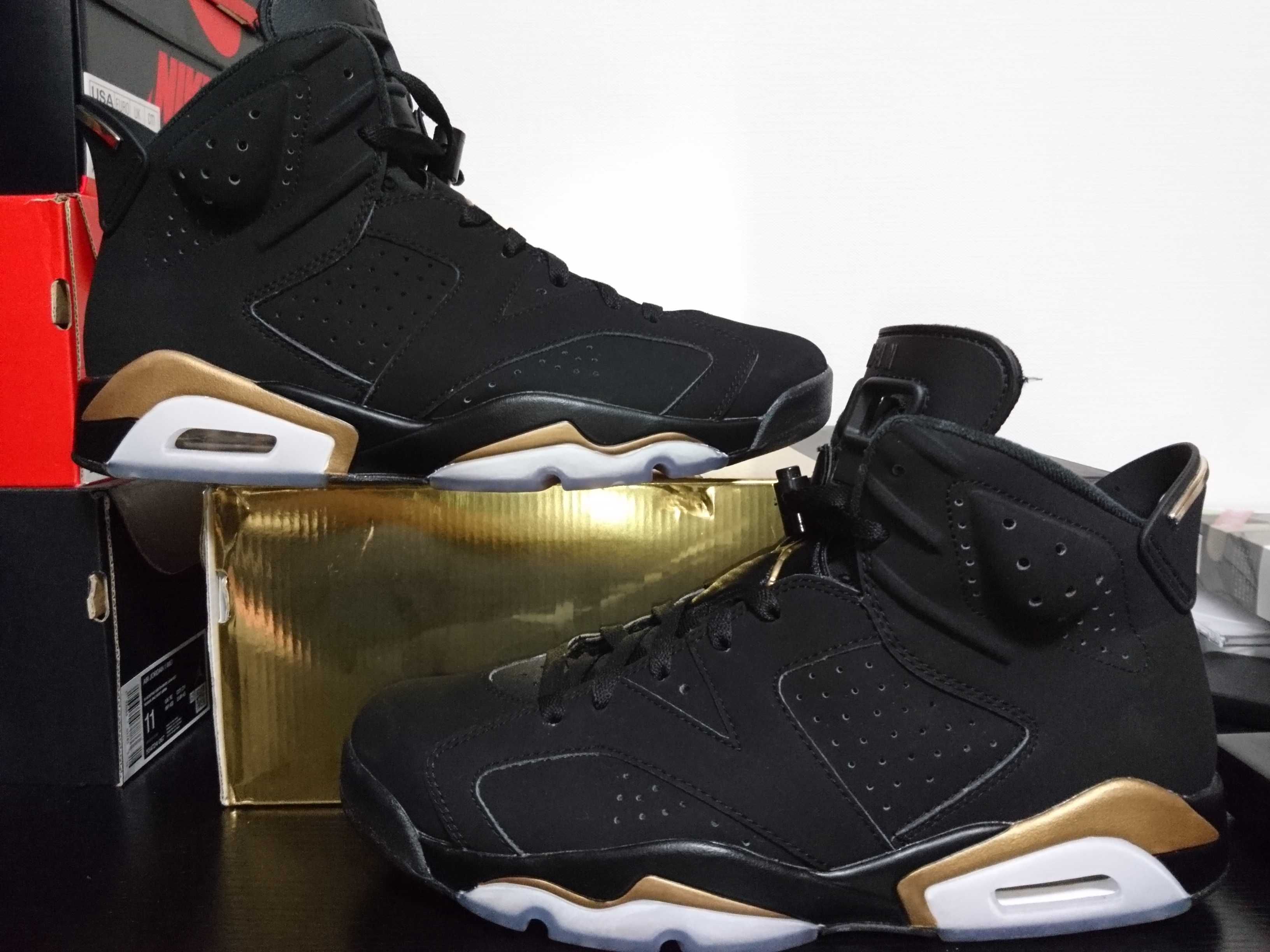 Nike Air Jordan 6 DMP "Black/Metallic Gold" (2020)