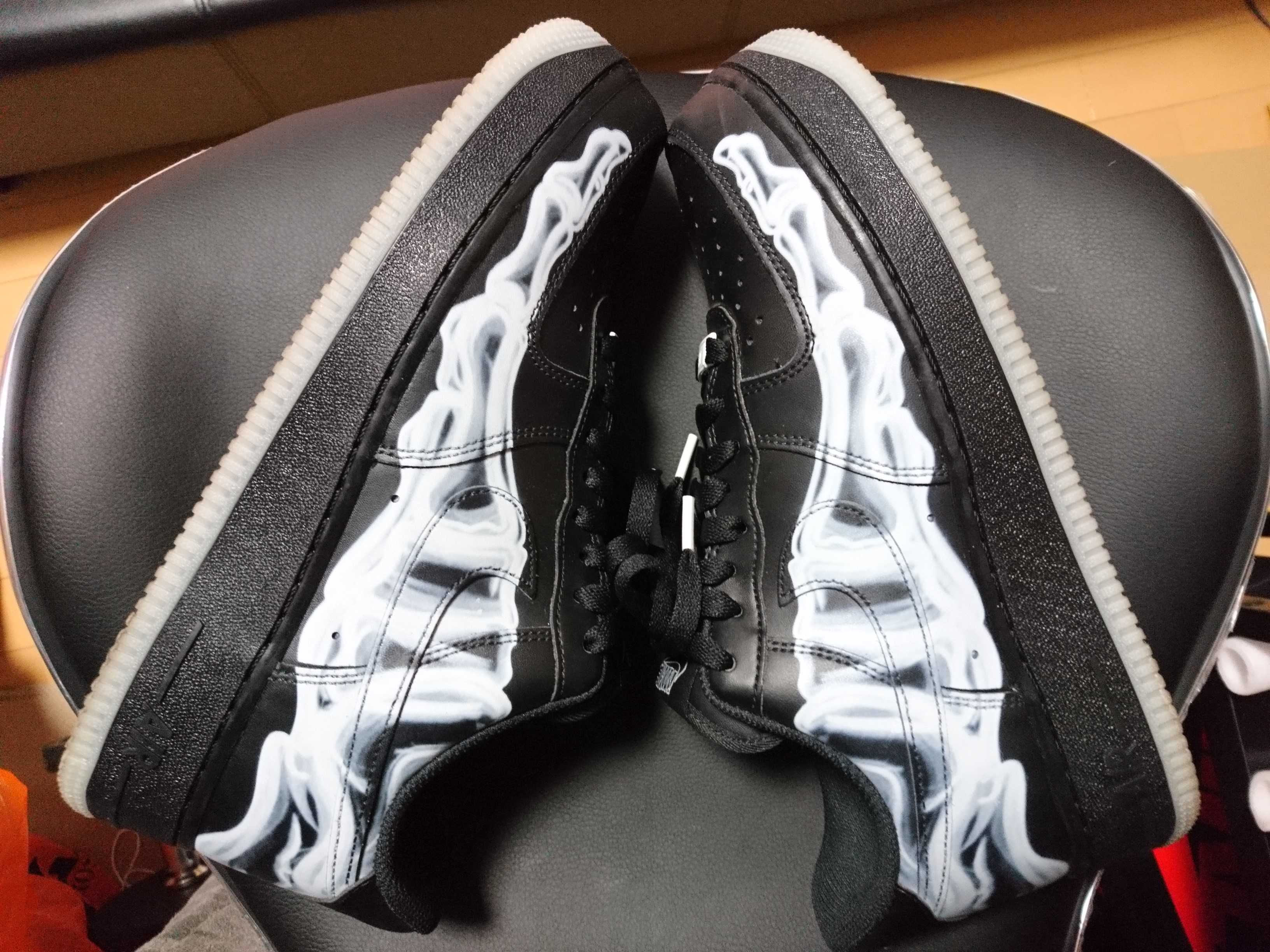 Nike Air Force 1 Low "Black Skeleton"
