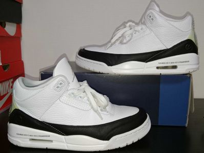 Fragment × Nike Air Jordan 3 "White/Black"