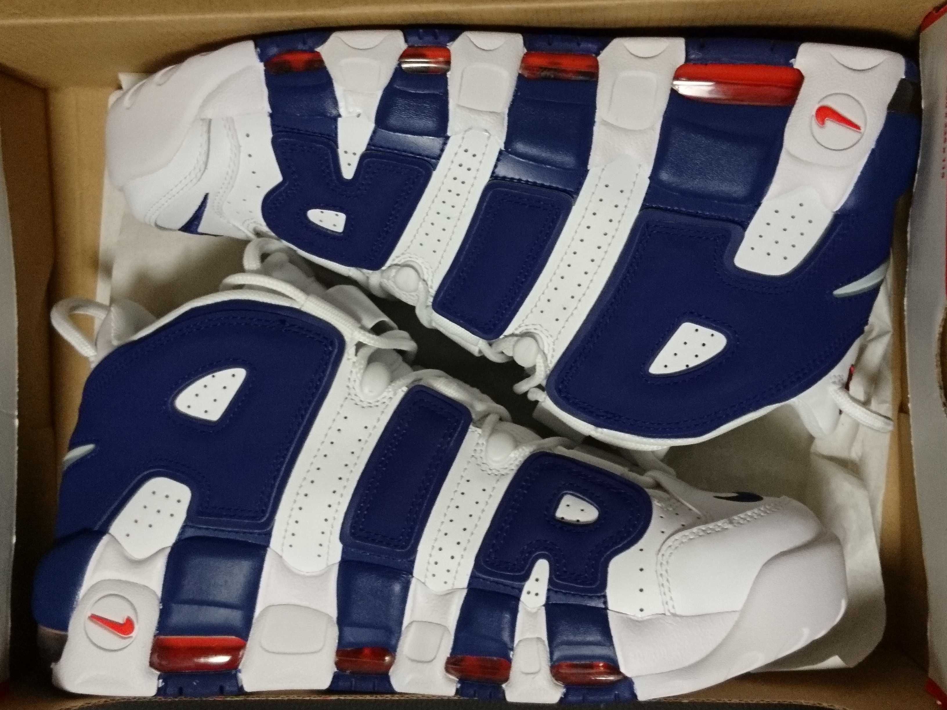 NIKE AIR MORE UPTEMPO 96 "WHITE/DEEP ROYAL BLUE"