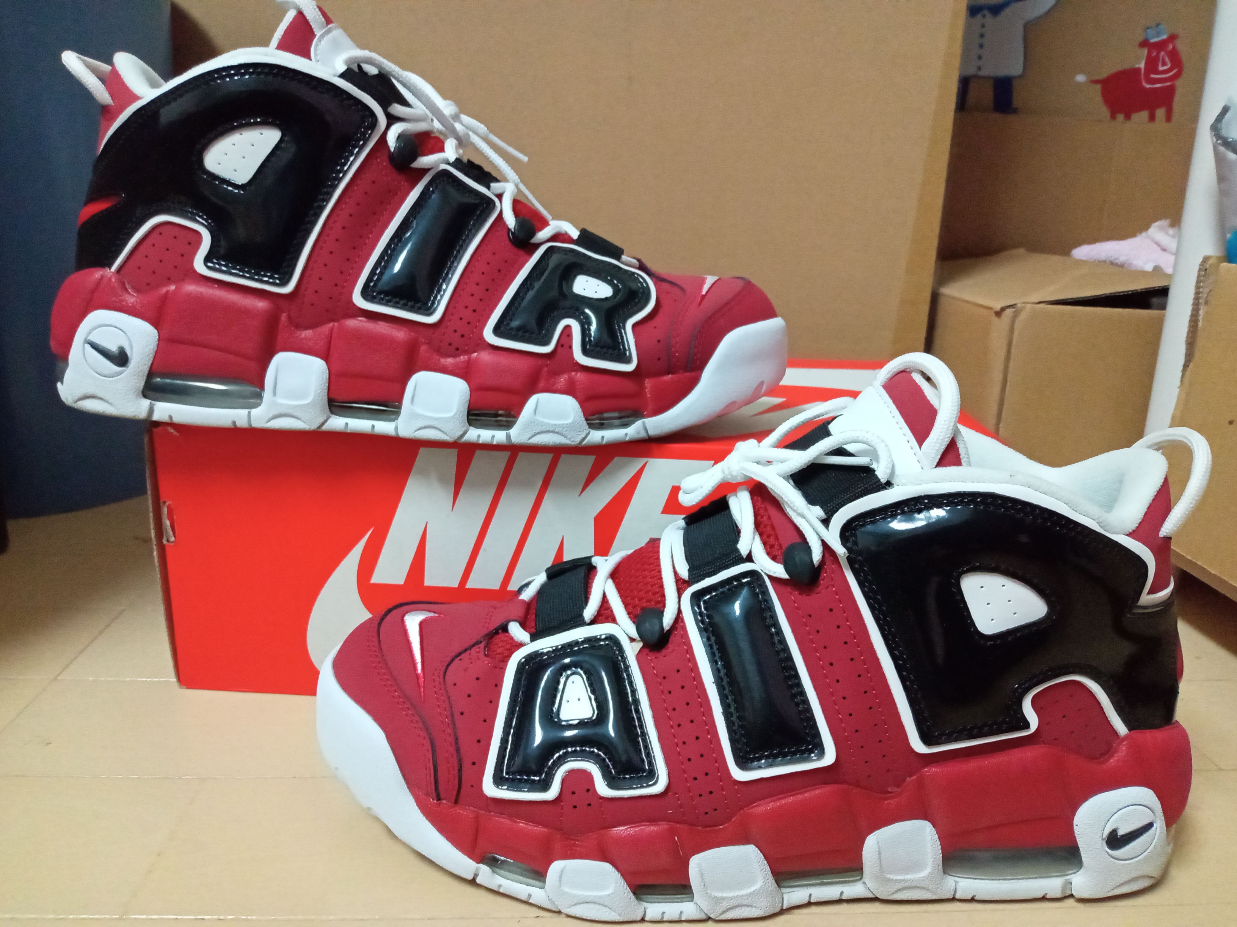 Nike Air More Uptempo ’96 "Black and Varsity Red" (2021)