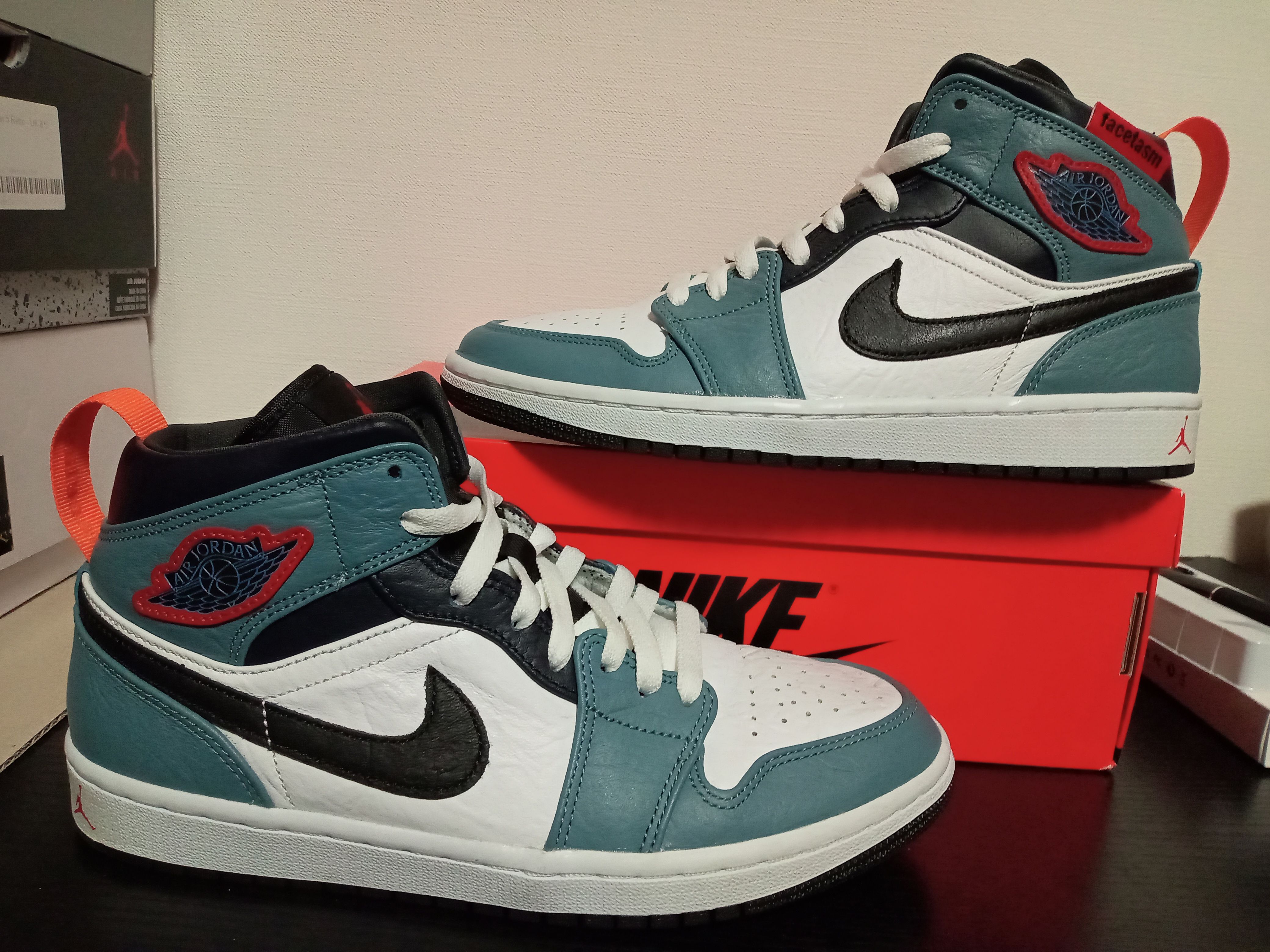 FACETASM × Nike Air Jordan 1 Mid "White/Navy"