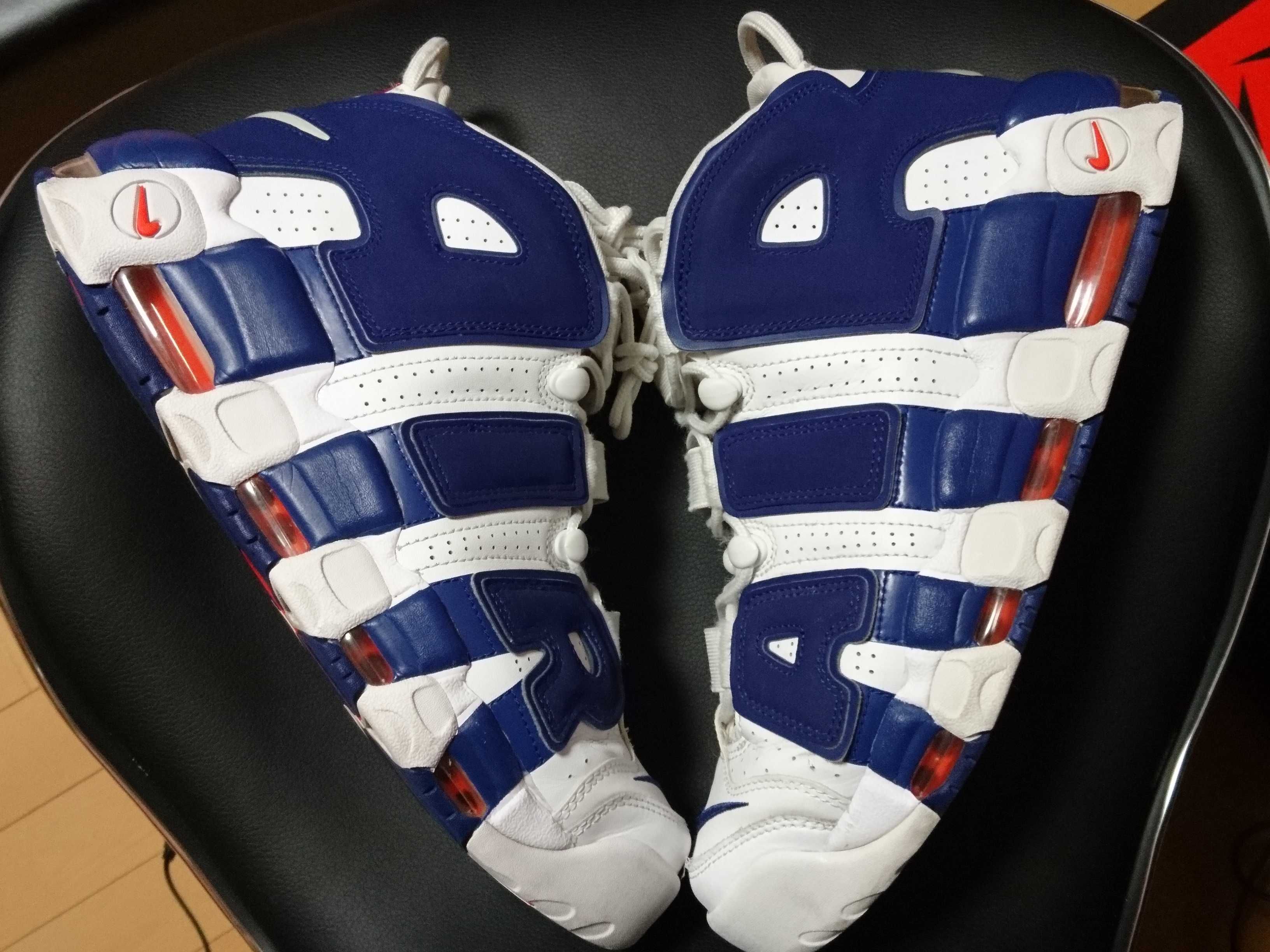 NIKE AIR MORE UPTEMPO 96 "WHITE/DEEP ROYAL BLUE"