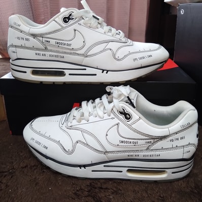 NIKE AIR MAX 1 "TINKER SCHEMATIC WHITE"