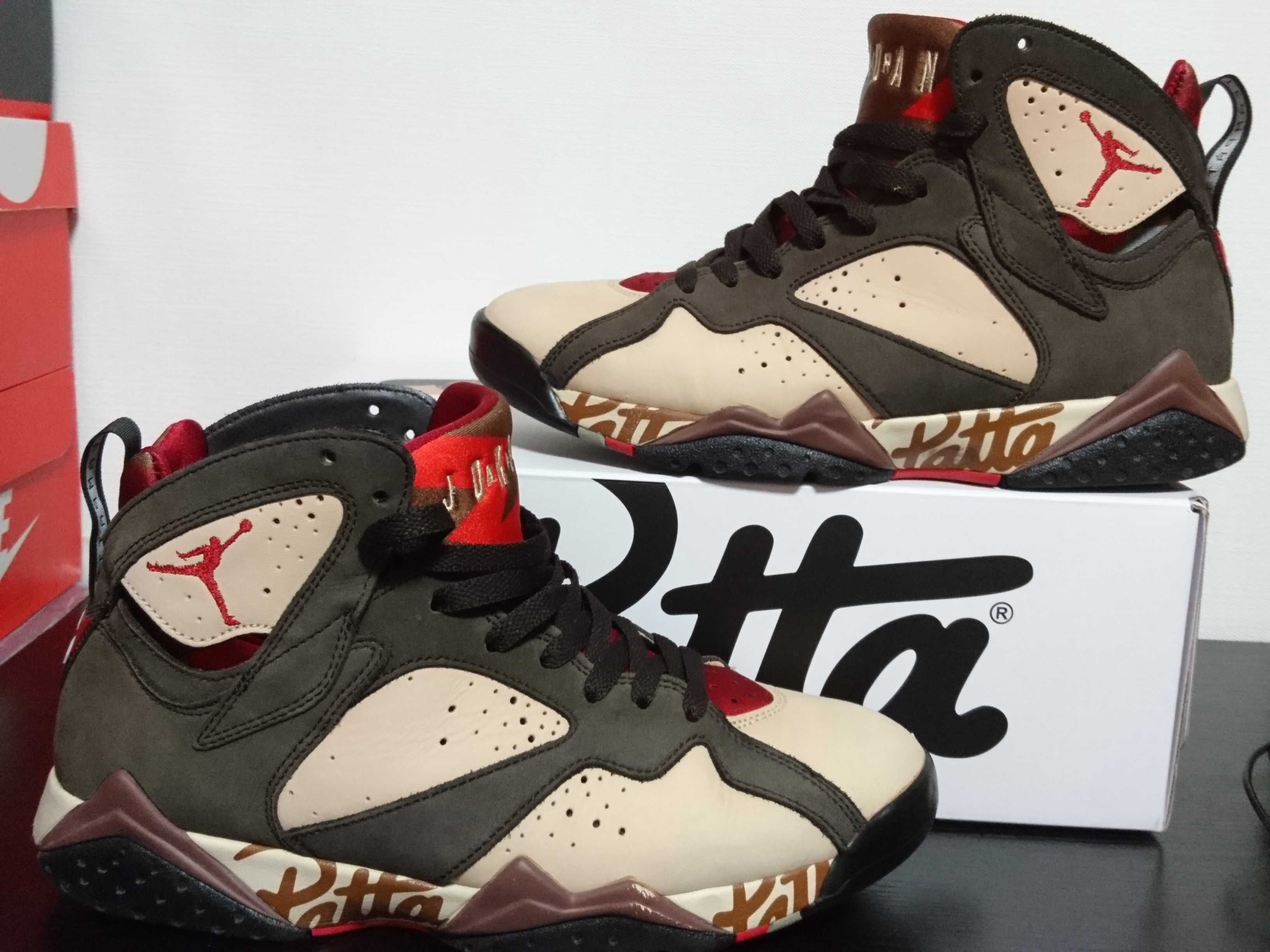 Patta × Nike Air Jordan 7 OG "Brown"