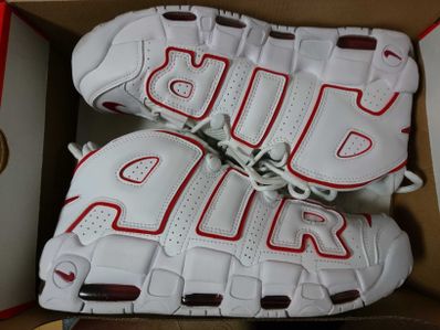 NIKE AIR MORE UPTEMPO "WHITE/VARSITY RED" (2021)