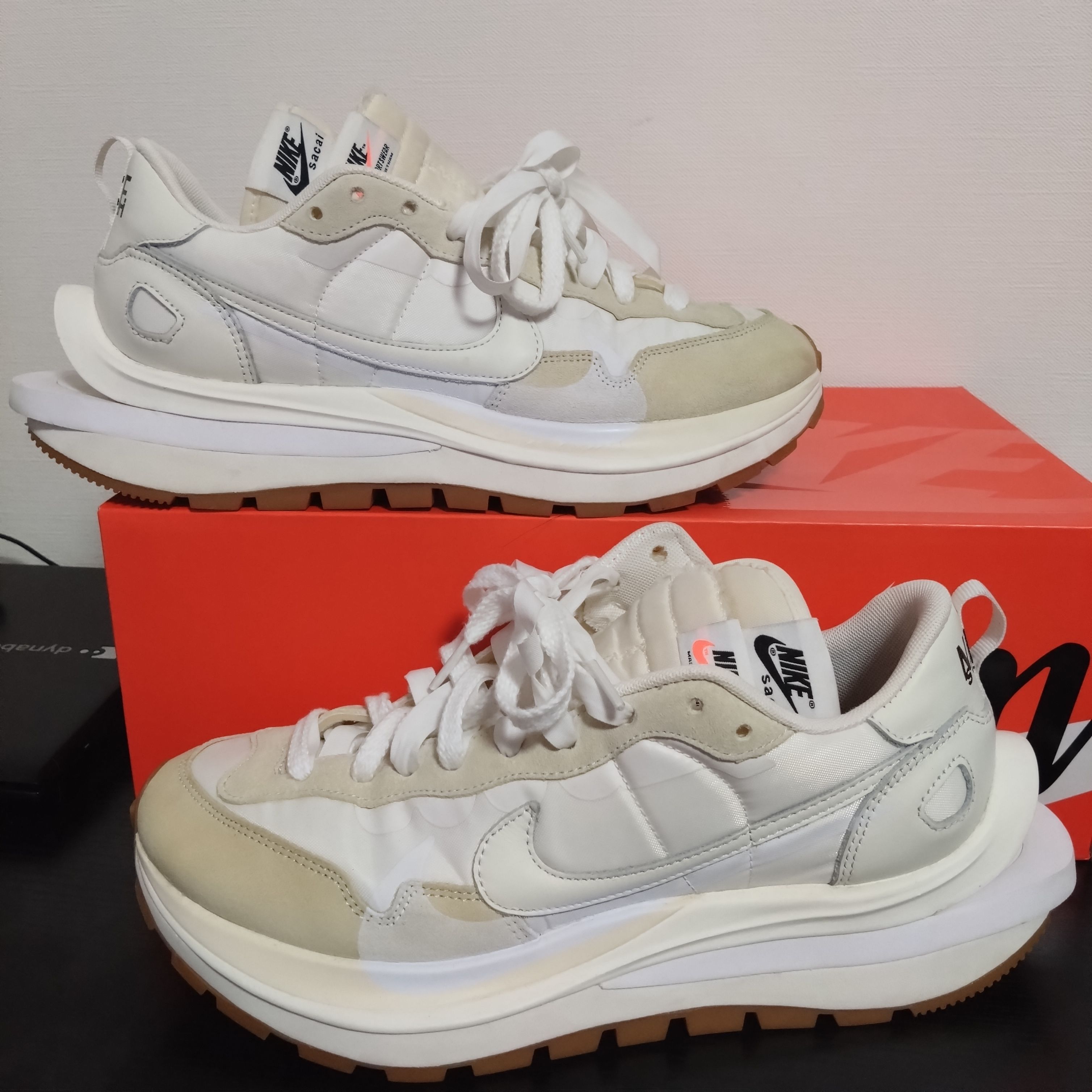 sacai × Nike Vapor Waffle "White Gum"