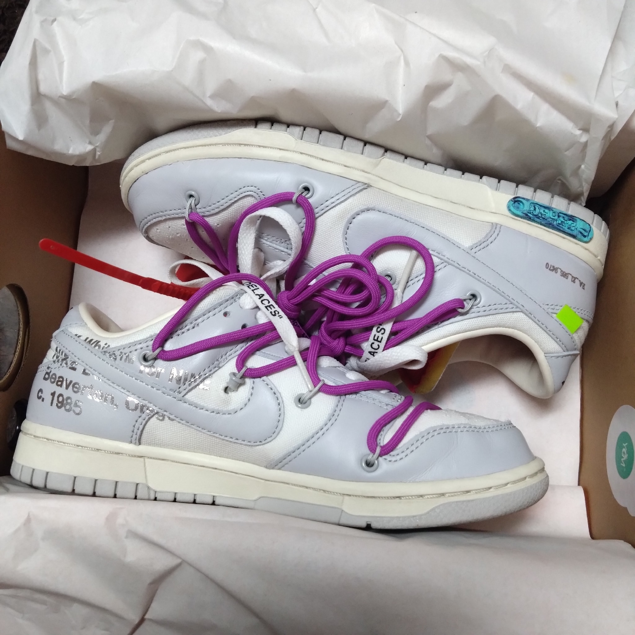 Off-White × Nike Dunk Low 1 of 50 "Lot.45"