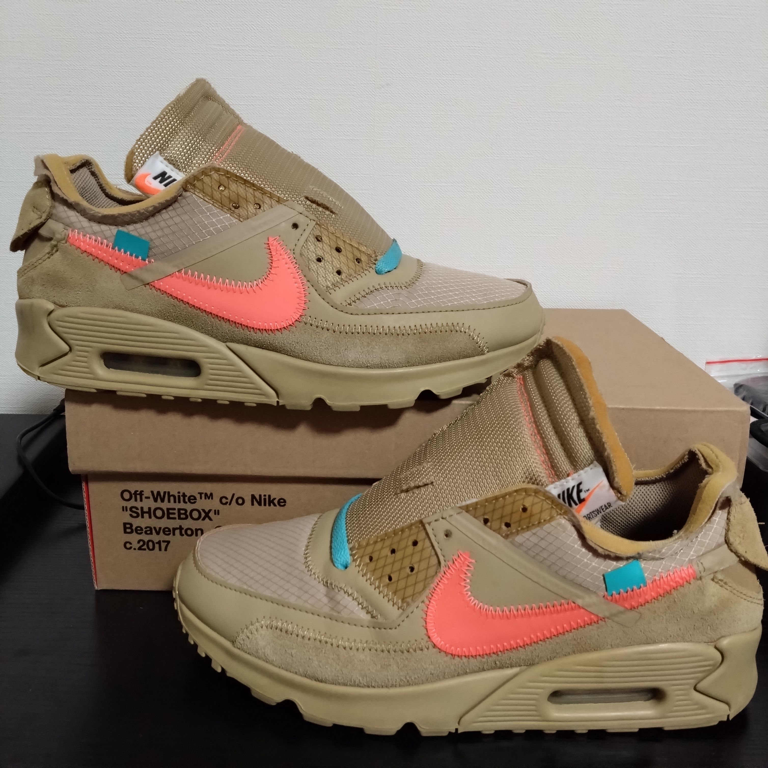 Off-White × Nike Air Max 90 "Desert Ore"