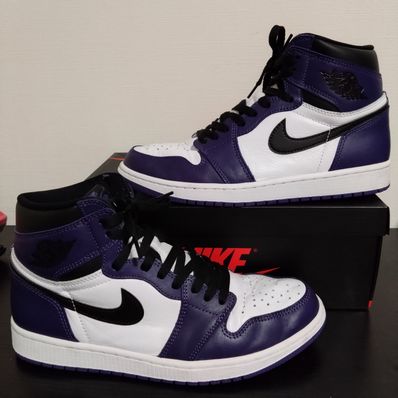 Nike Air Jordan 1 Retro High OG "Court Purple White/Black" (2020)