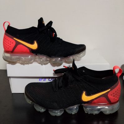 NIKE AIR VAPORMAX 2 "BLACK LASER ORANGE TOTAL CRIMSON"