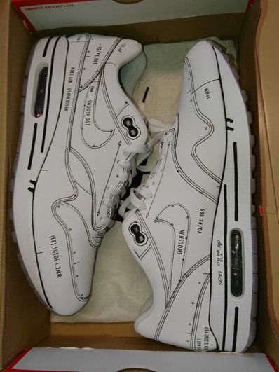 NIKE AIR MAX 1 "TINKER SCHEMATIC WHITE"