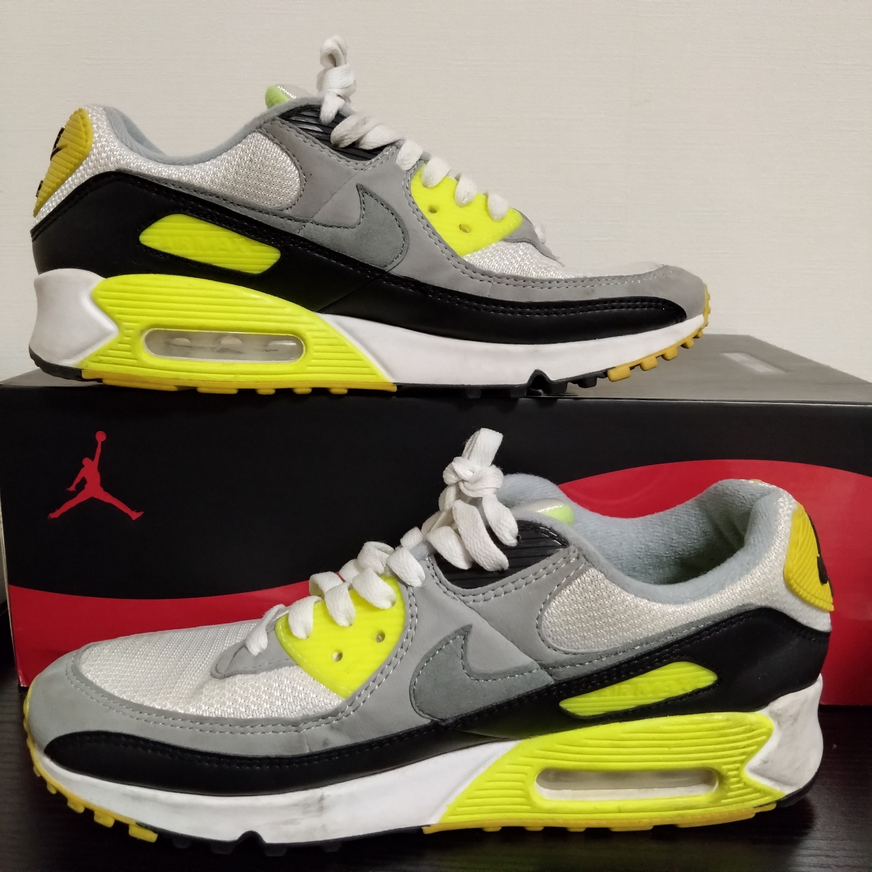 NIKE AIR MAX 90 "VOLT/PARTICLE GREY"