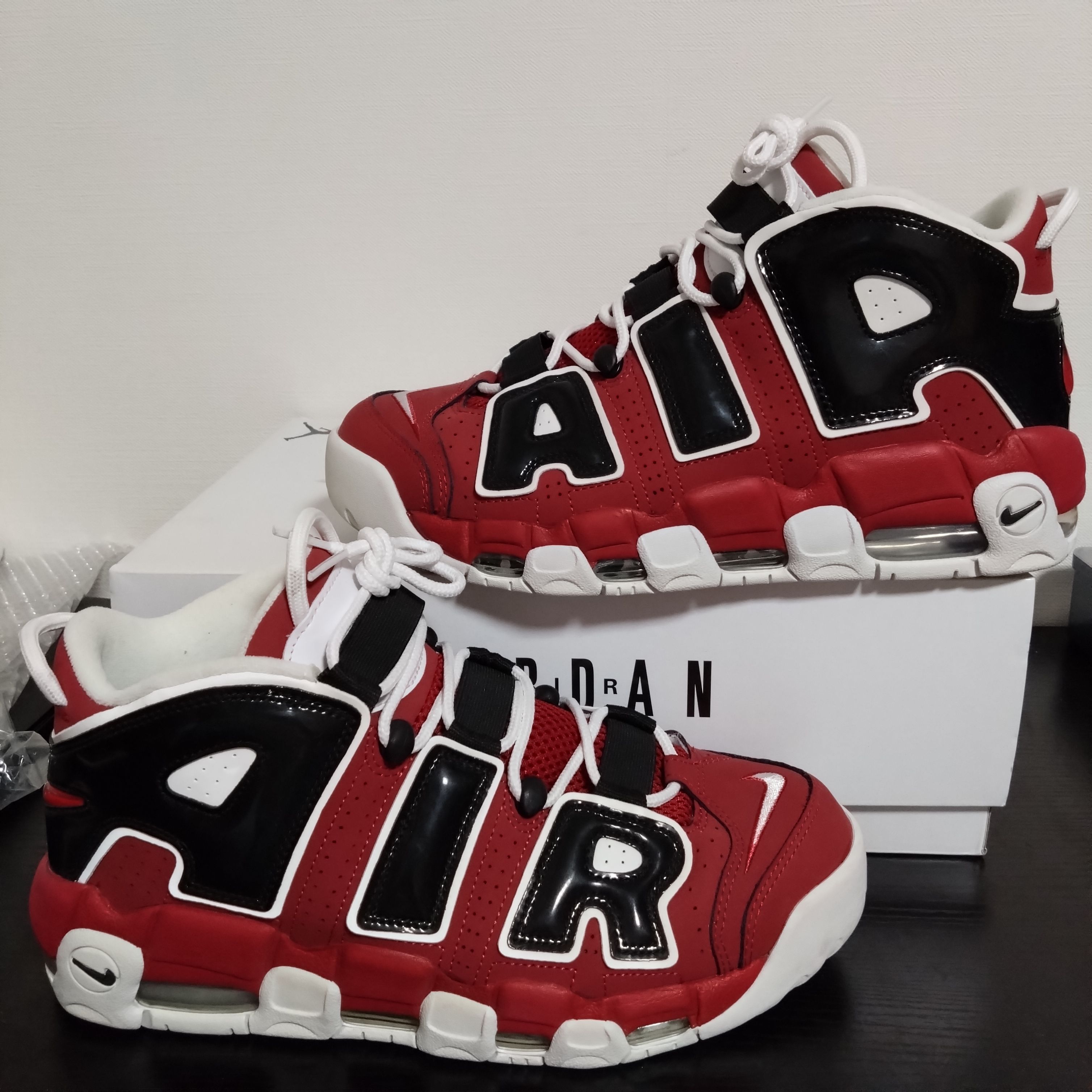 Nike Air More Uptempo ’96 "Black and Varsity Red" (2021)