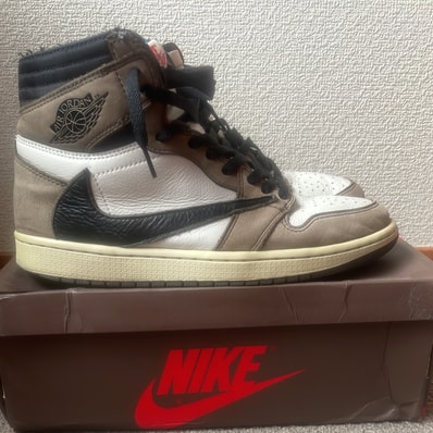 Travis Scott × Nike Air Jordan 1 Retro High OG TS SP "Sail/Dark Mocha"