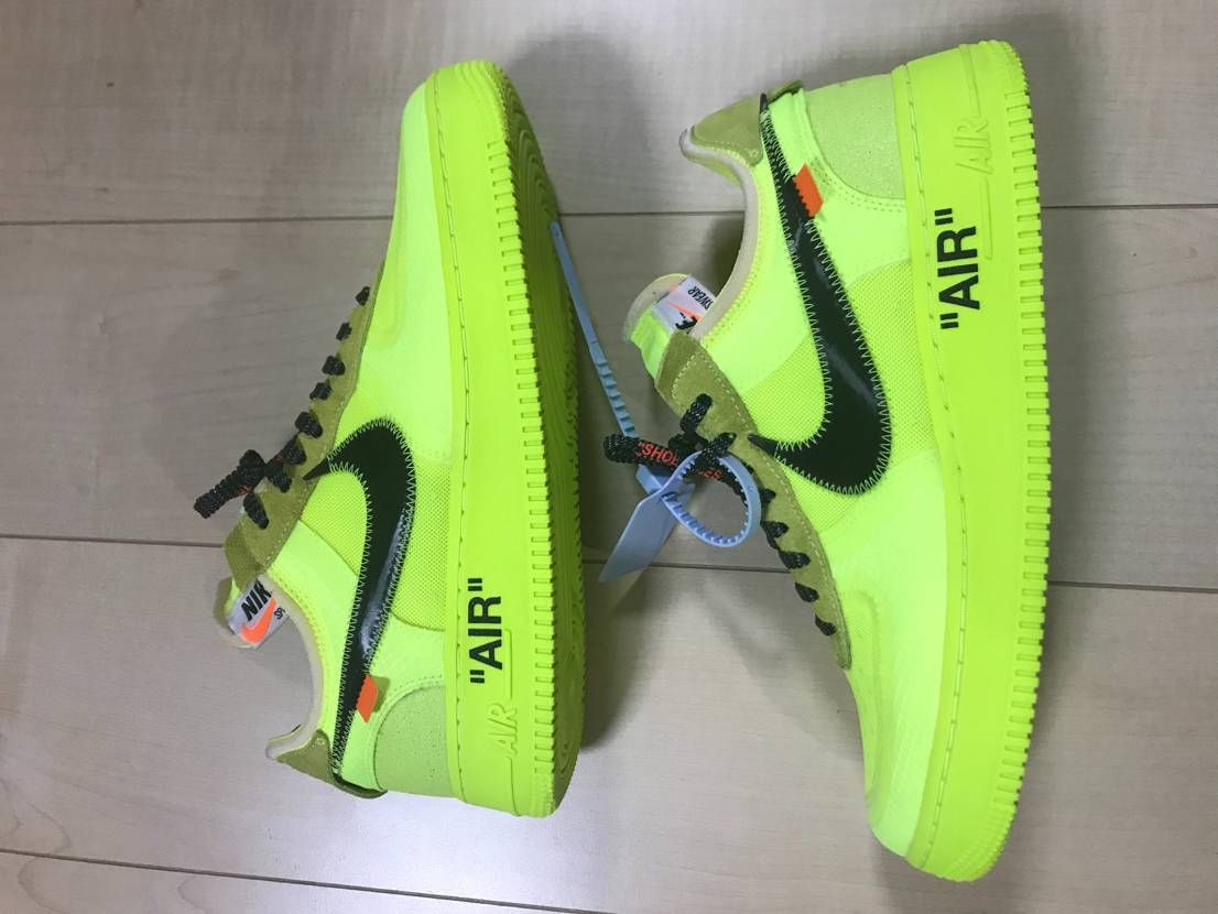 Off-White × Nike Air Force 1 Low "Volt"