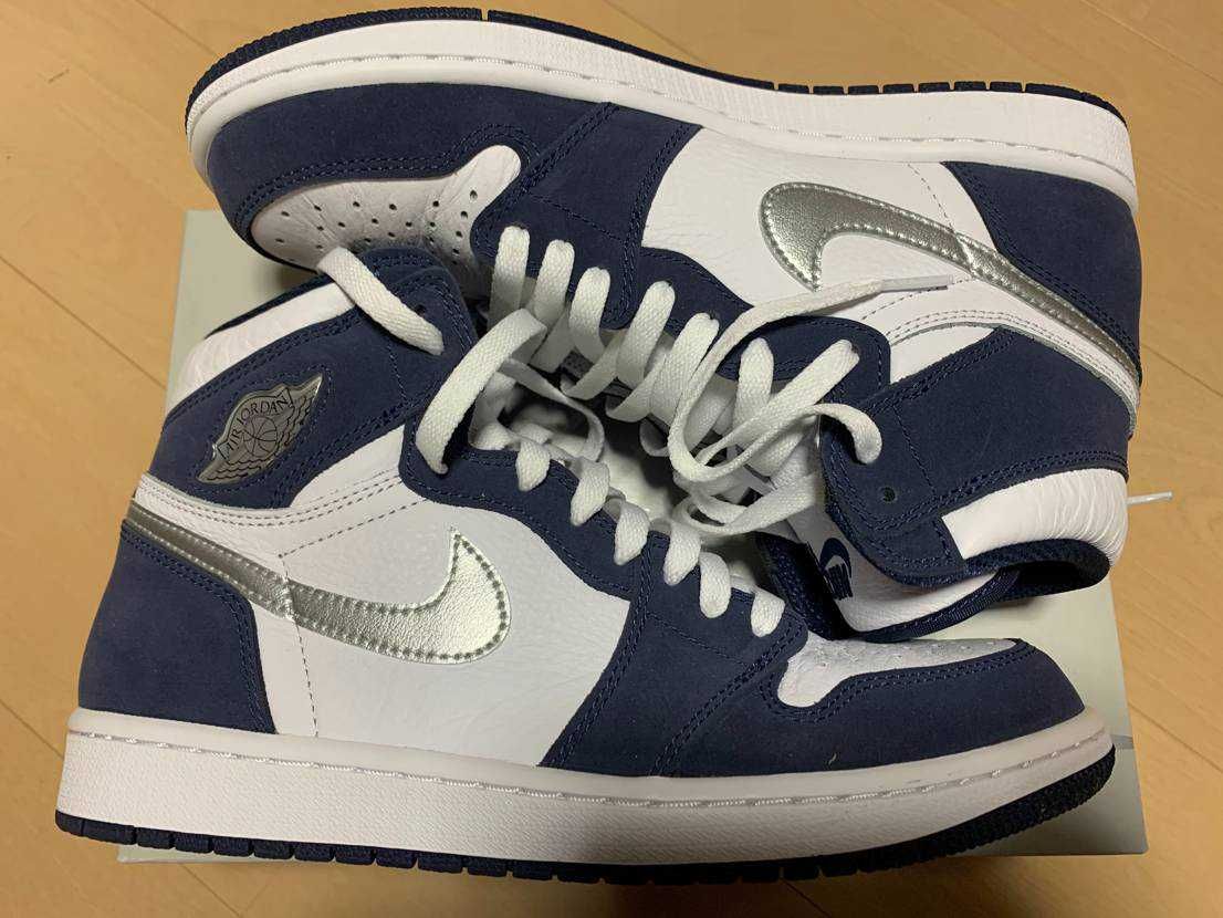 Nike GS Air Jordan 1 High OG CO.JP "Midnight Navy" (2020)(ブリーフケースなし)