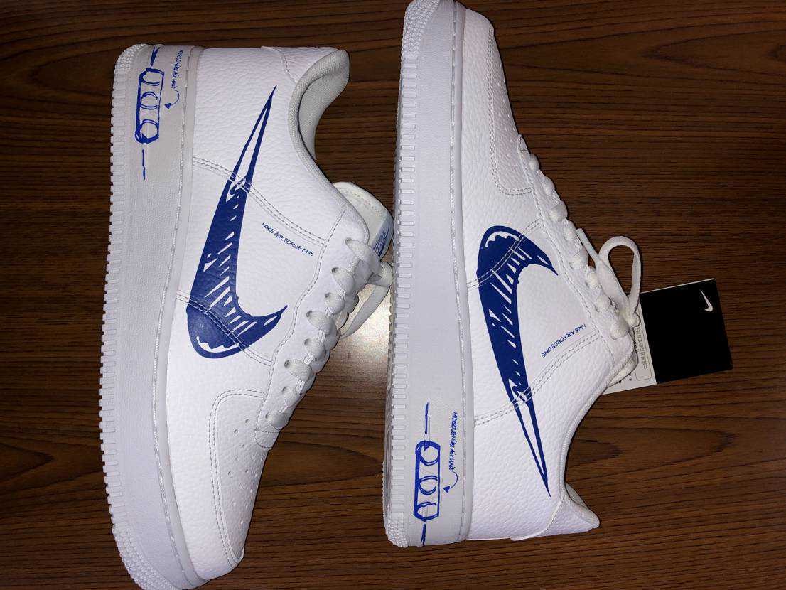 Nike Air Force 1 Low LV8 Utility "White/Blue"