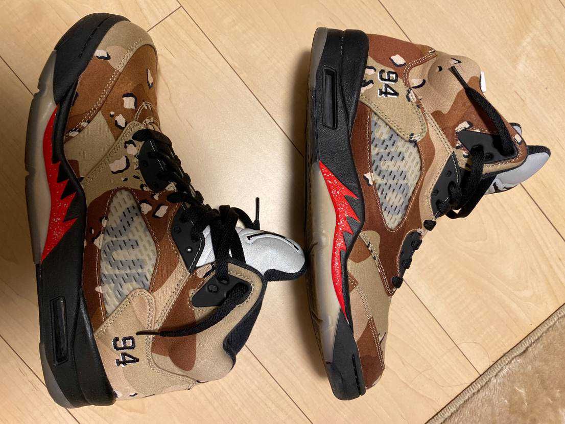 Supreme × Nike Air Jordan 5 Retro "Desert Camo"