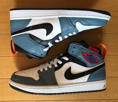 FACETASM × Nike Air Jordan 1 Mid "White/Navy"