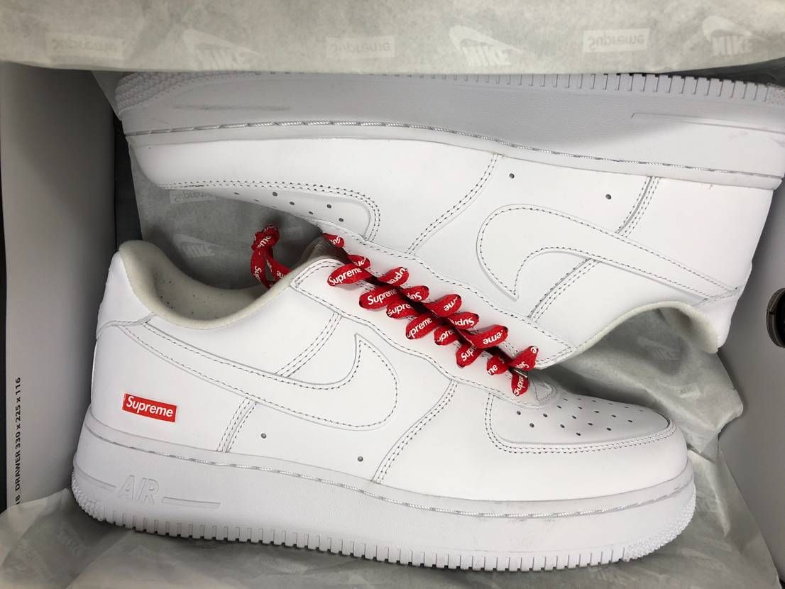 Supreme × Nike Air Force 1 Low "White"