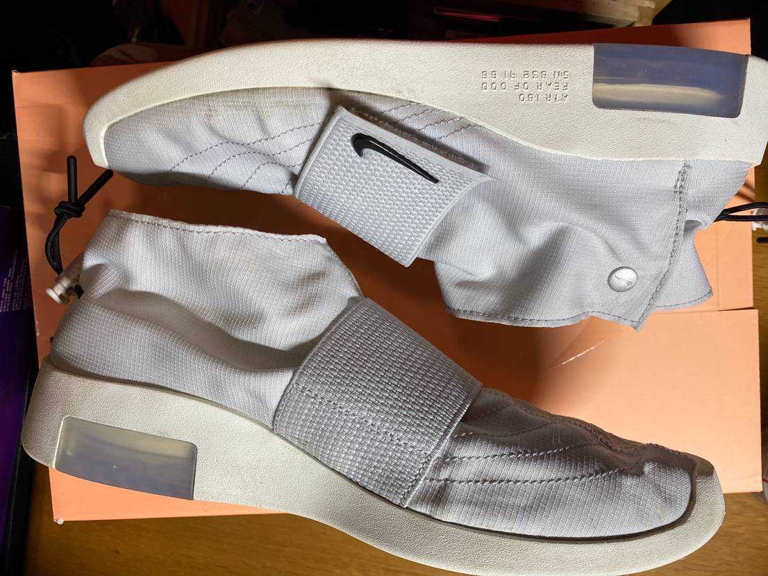 Fear Of God × Nike Air Moccasin "Pure Platinum"