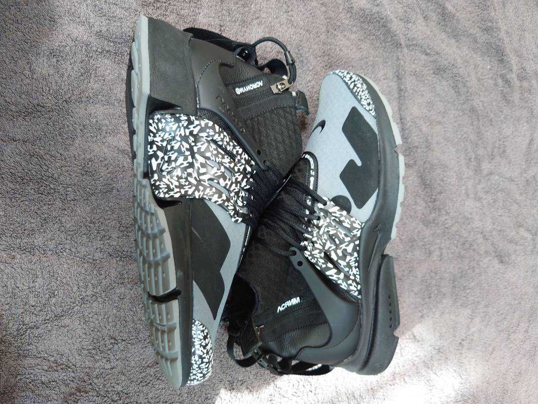 ACRONYM × Nike Air Presto Mid "Cool Grey/Black"