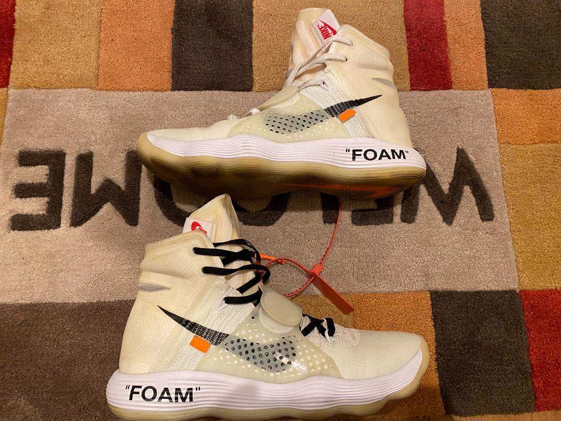 Off-White × Nike React Hyperdunk 2017 Flyknit "The 10/White"