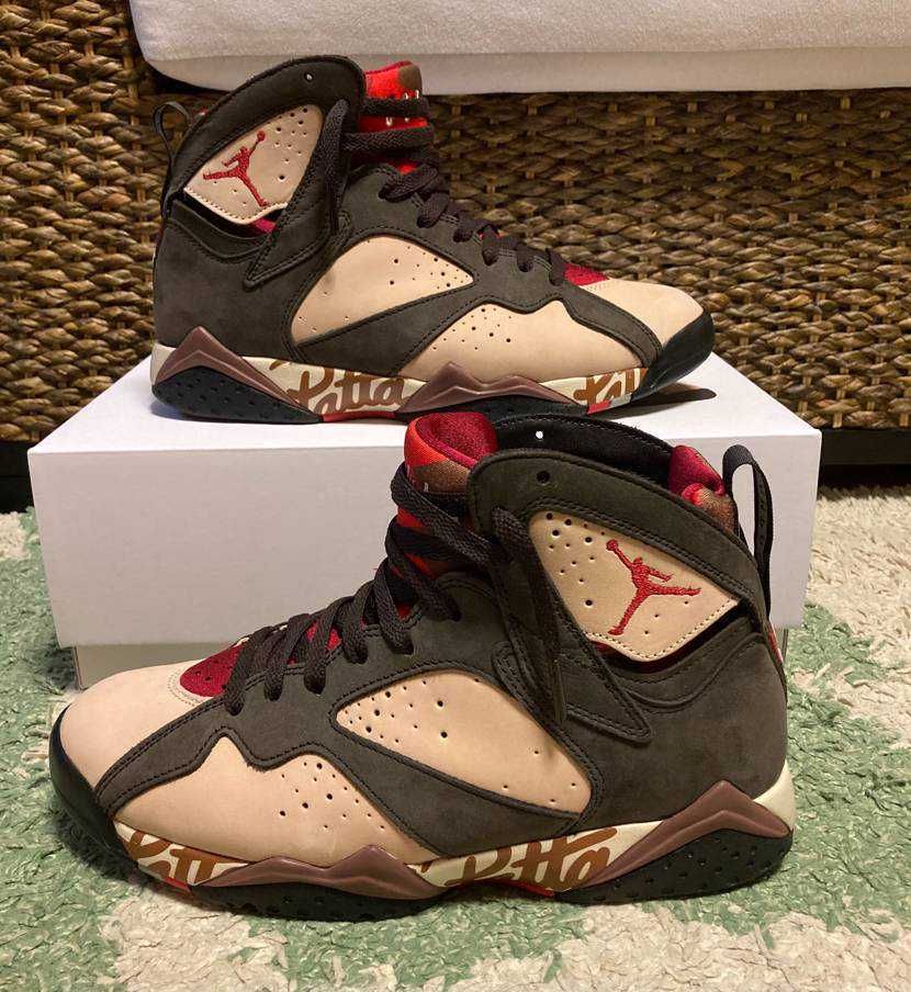 Patta × Nike Air Jordan 7 OG "Brown"