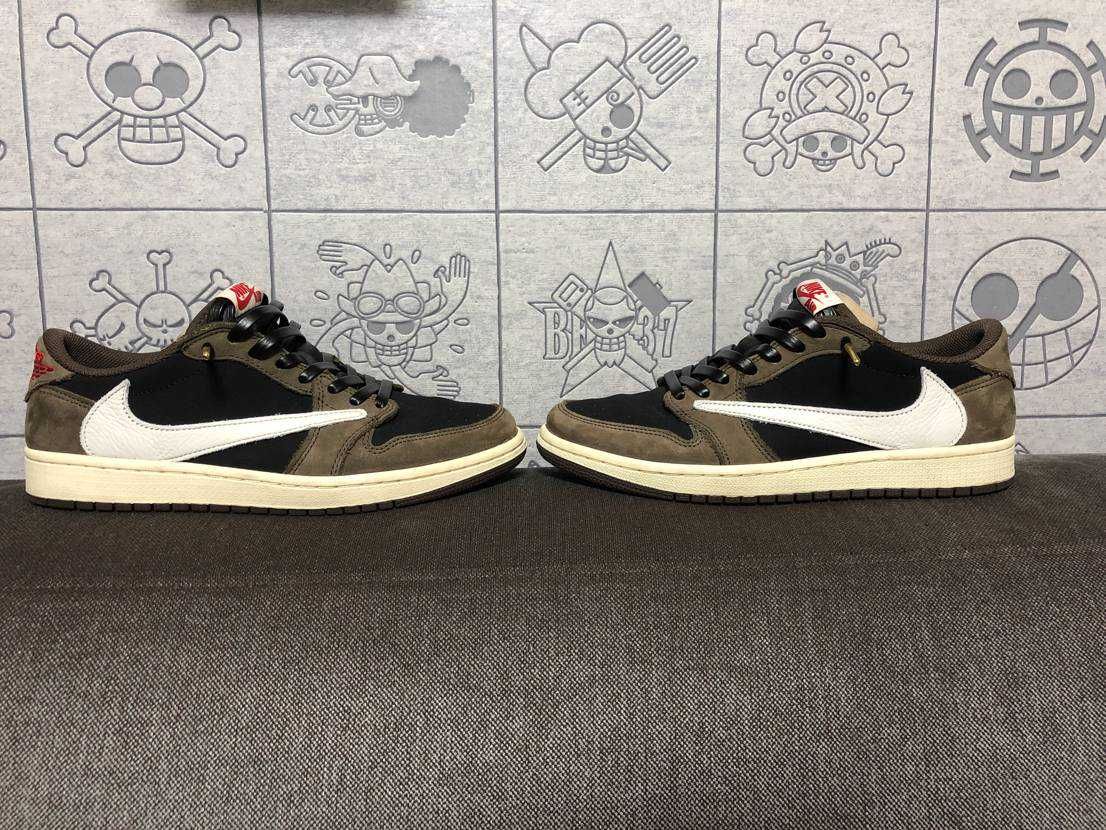 Travis Scott × Nike Air Jordan 1 Low OG SP-T "Black/Dark Mocha"