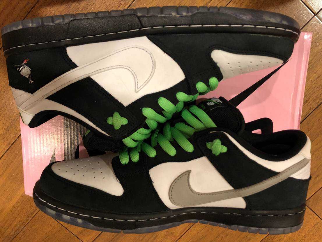 STAPLE × Nike SB Dunk Low "Pigeon Black/White"