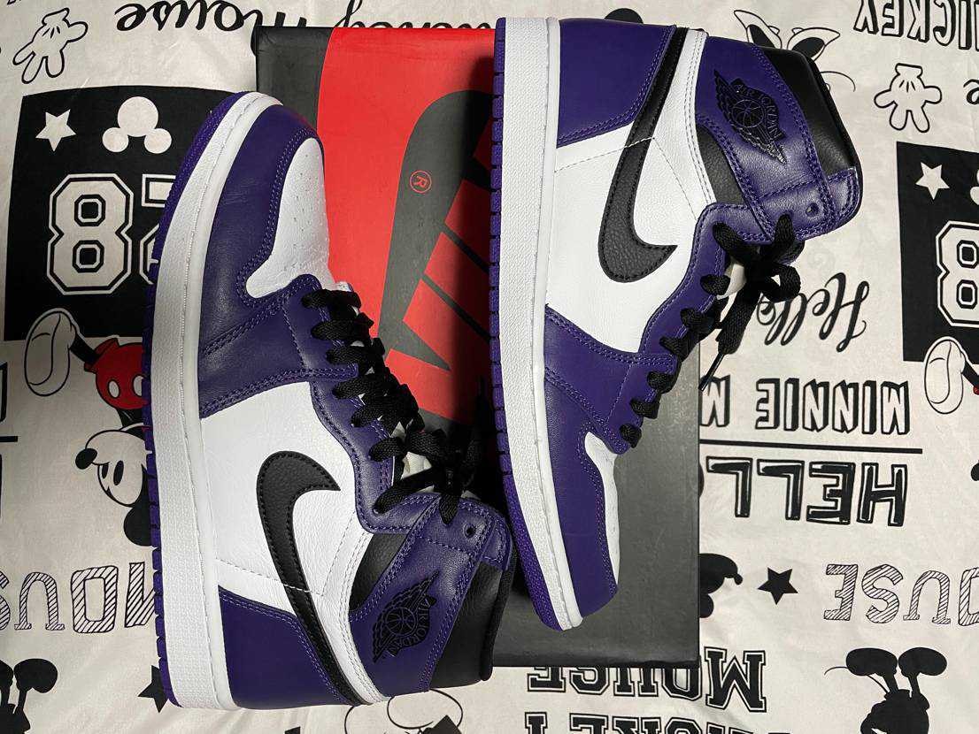 Nike Air Jordan 1 Retro High OG "Court Purple White/Black" (2020)